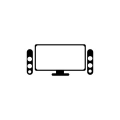 TV , LCD, LED, monitor icon vector illustration