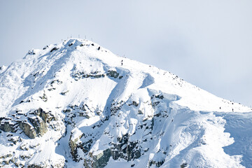 Pictures of the ski slopes at Whistler, BC, Canada. 