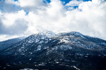 Pictures of the ski slopes at Whistler, BC, Canada. 