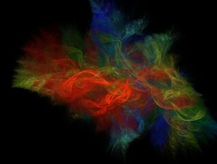 Imaginatory fractal background Image