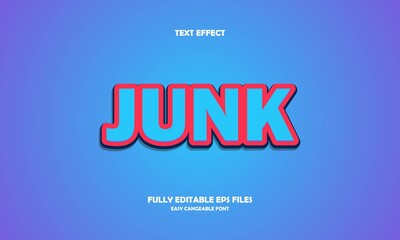 editable junk text effect