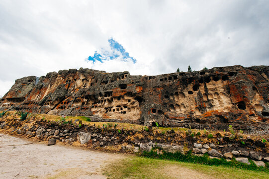 Archaeological center of the Ventanillas de Otuzco in Cajamarca-PERU.