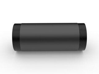 Blank Trash Bags Roll Mockup, 3d render illustration.