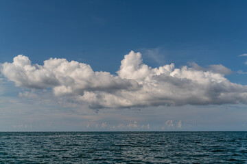 Fototapeta premium blue sky and sea