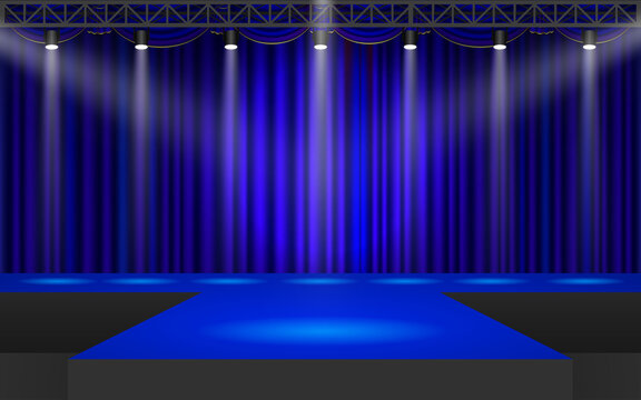 Blue Stage Curtain Images – Browse 20,453 Stock Photos, Vectors, and Video  | Adobe Stock
