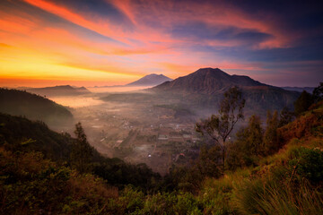 Sunrise in the mountains