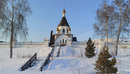 The Holy Assumption Monastery in Krasnoyarsk. Temple of the Icon of the Mother of God 