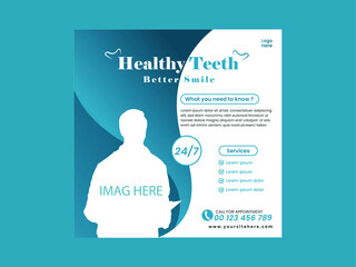 DENTAL SERVICES SOCIAL MEDIA POST DESIGN