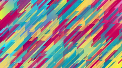 Colorful geometric tech abstract background