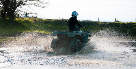 person riding atv © Faith