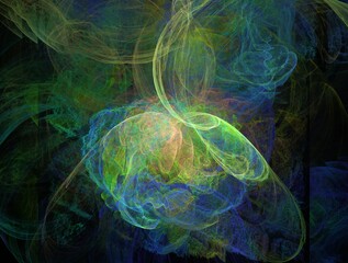 Imaginatory fractal background Image