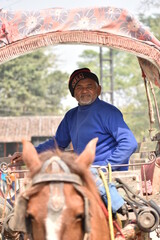 A coachman in Sauraha, Chitwan Nepal.