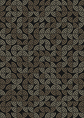 Abstract Geometric Pattern generative computational art illustration