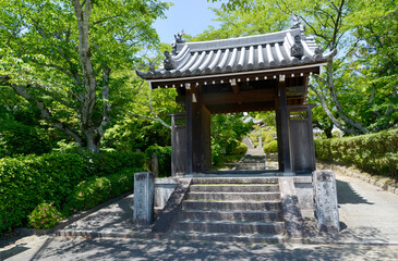 九品寺　山門　奈良県御所市