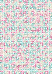 Abstract Geometric Pattern generative computational art illustration