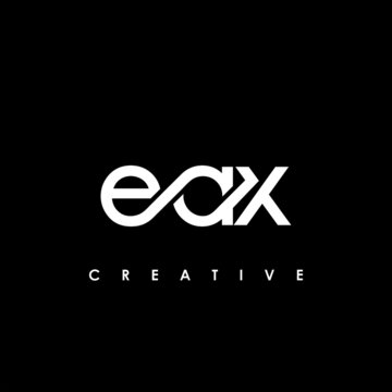 EAX Letter Initial Logo Design Template Vector Illustration