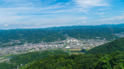 View of Izu town, Shizuoka, Chubu, Japan.