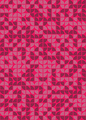 Abstract Geometric Pattern generative computational art illustration