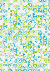 Abstract Geometric Pattern generative computational art illustration