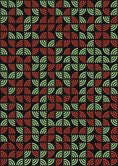 Abstract Geometric Pattern generative computational art illustration