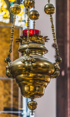 Fototapeta na wymiar Incense Burner Santa Maria Gloriosa de Frari Church Venice Italy