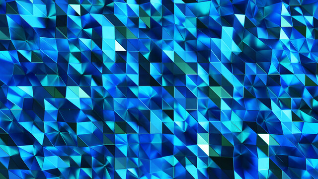 abstract blue metallic background texture. © comawari