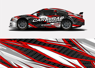 car graphic background vector. abstract lines concept  for truck and vehicles graphics vinyl wrap 

