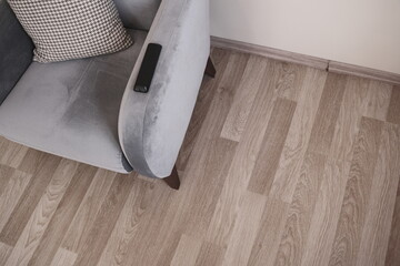 Armrest single old, retro style seat and minimalism symbol.Old vintage and retro single seating and...