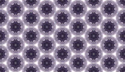Digital illustration of elegant geometric Islamic, Turkish and Ottoman inspired patterns
