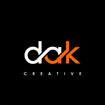 DAK Letter Initial Logo Design Template Vector Illustration