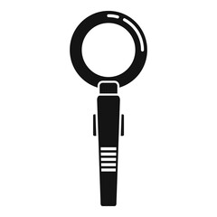 Equipment metal detector icon. Simple illustration of equipment metal detector vector icon for web design isolated on white background