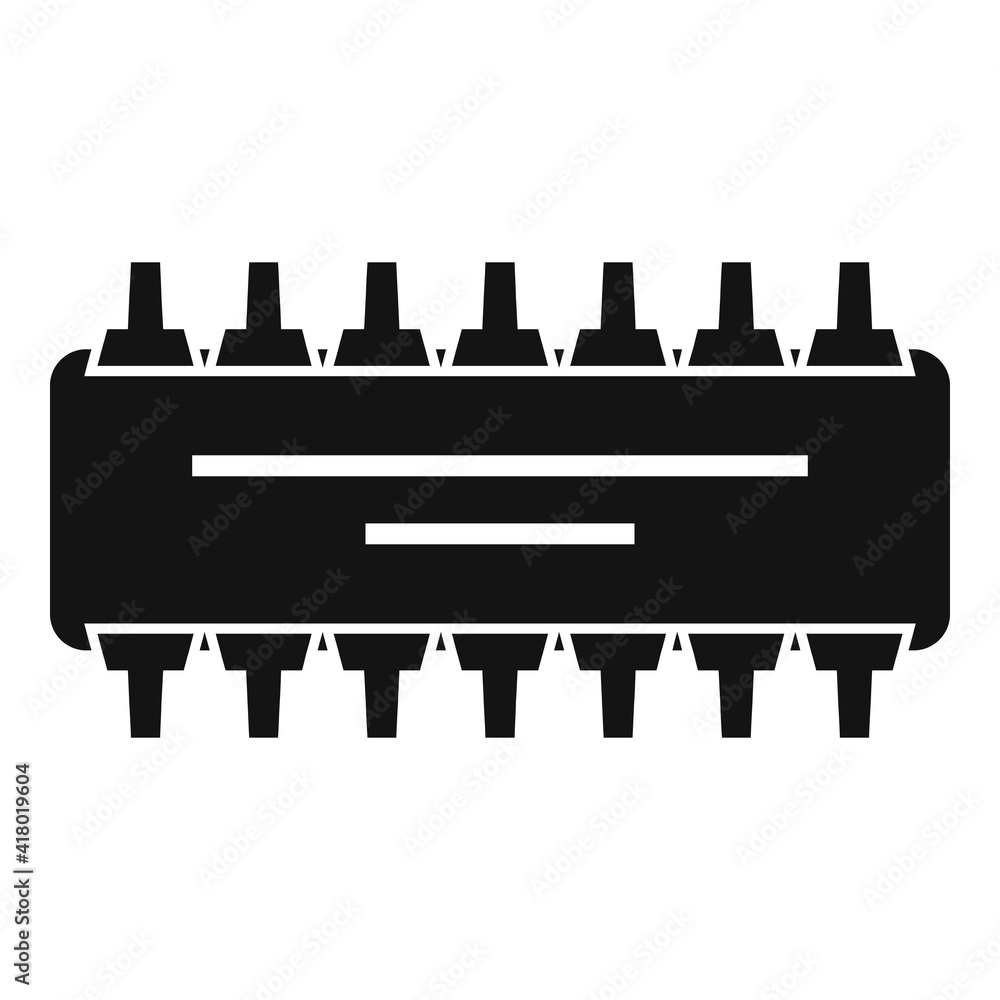 Aufkleber radio amplifier icon. simple illustration of radio amplifier vector icon for web design isolated on 