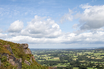 View from up high in Staffordshire
