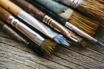 abstract oil paint texture on canvas, background