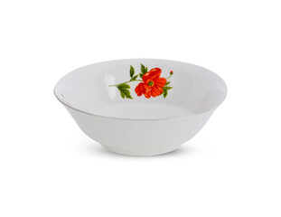 ceramic bowl  isolated on white background