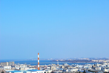 早春の近江の風景