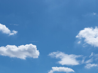 blue sky with clouds