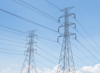 High voltage electrical poles for industrial