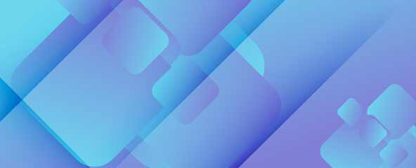 Obraz premium Square shapes composition geometric abstract background. 3D shadow effects and fluid gradients. Modern overlapping forms