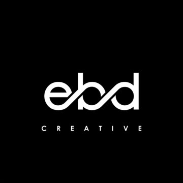 EBD Letter Initial Logo Design Template Vector Illustration