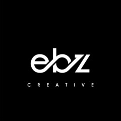 EBZ Letter Initial Logo Design Template Vector Illustration