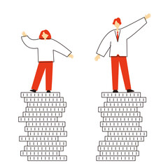 SDGs: Goal 5. Image illustration of 'GENDER EQUALITY'. Vector illustration on white background.