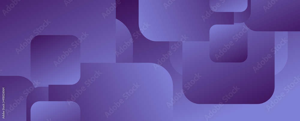 Poster Square shapes composition geometric abstract background. 3D shadow effects and fluid gradients. Modern overlapping forms