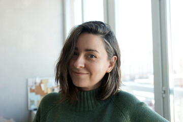 Portrait of 38 year old woman
