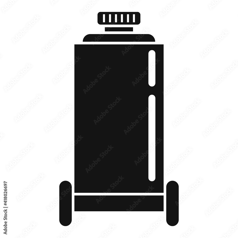 Poster unit air compressor icon. simple illustration of unit air compressor vector icon for web design isol