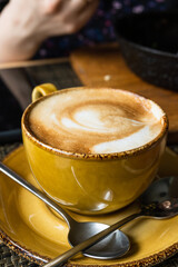 cup of cappuccino