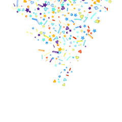 Sprinkles grainy. Cupcake donuts background.