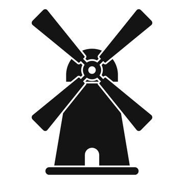 Wildmill icon. Simple illustration of wildmill vector icon for web design isolated on white background