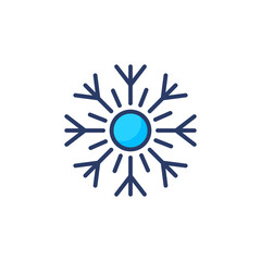 Winter icon in vector. Logotype