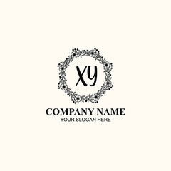 Letter XY Beautiful handwriting logo